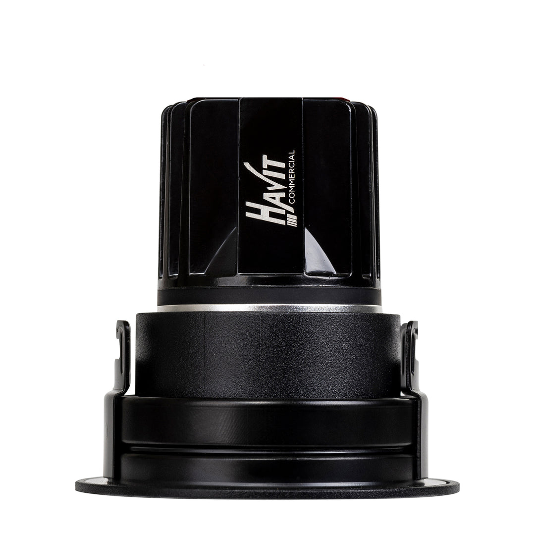 HCP-81291337 | HCP-81291347 - Black Round Fixed 7.2w 24v DC Recessed LED Downlight