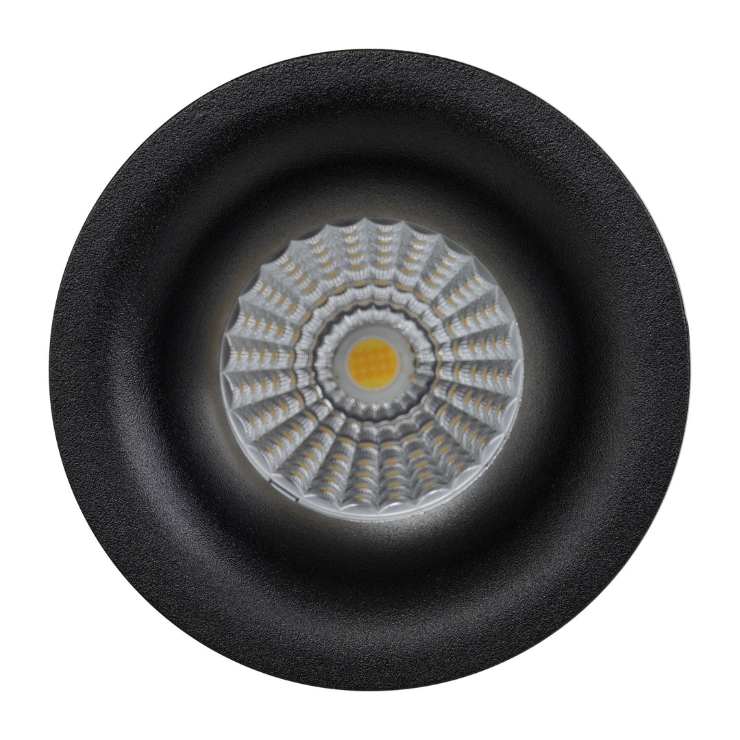 HCP-81291337 | HCP-81291347 - Black Round Fixed 7.2w 24v DC Recessed LED Downlight