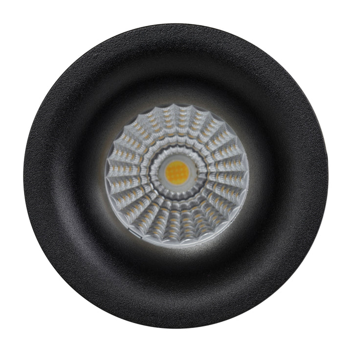 HCP-81291337 | HCP-81291347 - Black Round Fixed 7.2w 24v DC Recessed LED Downlight