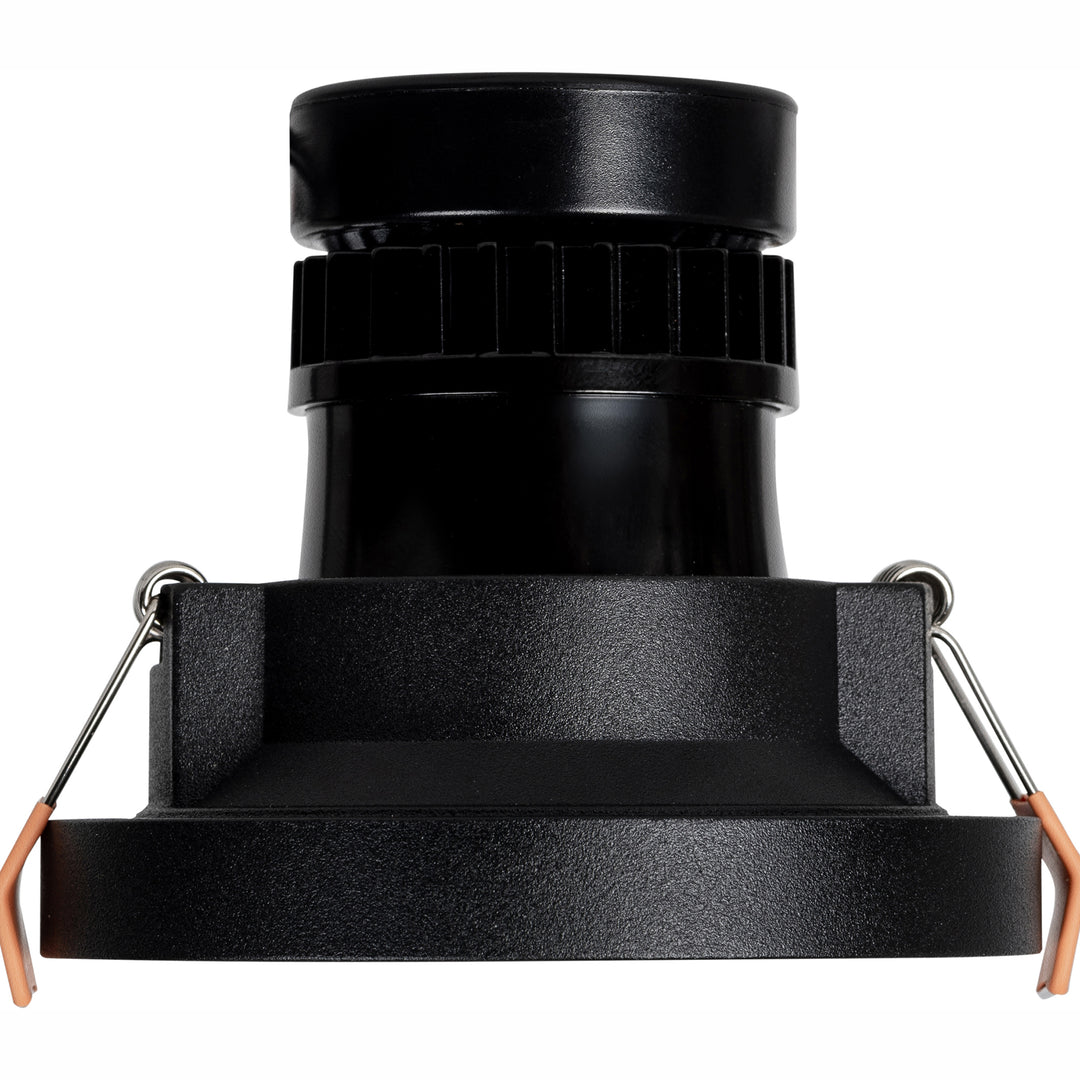 HCP-81291537 | HCP-81291547 - Black Round Fixed 7.2w 24v DC Recessed LED Downlight