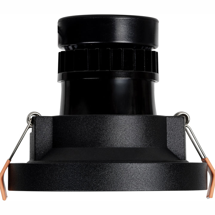 HCP-81291537 | HCP-81291547 - Black Round Fixed 7.2w 24v DC Recessed LED Downlight