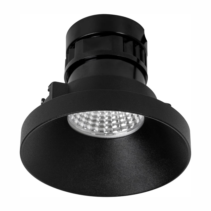 HCP-81291537 | HCP-81291547 - Black Round Fixed 7.2w 24v DC Recessed LED Downlight