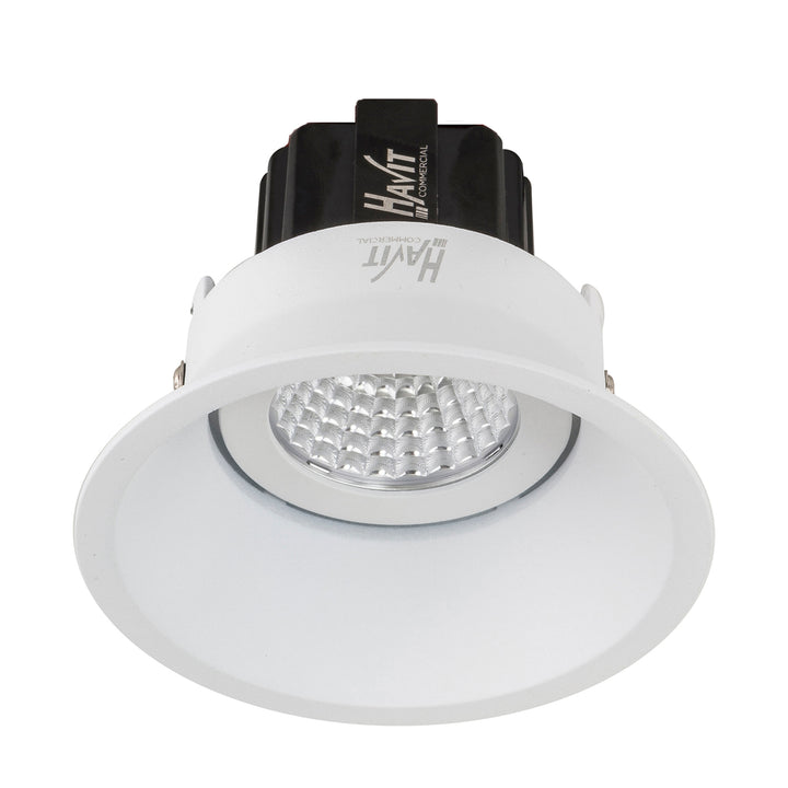 HCP-81390137 | HCP-81390147- White Deep Tilt 7.2w 24v DC Recessed LED Downlight