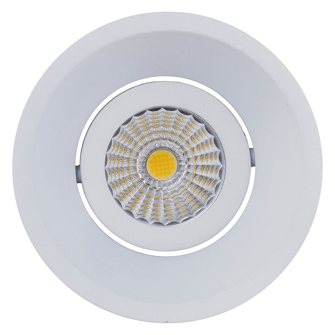 HCP-81390137 | HCP-81390147- White Deep Tilt 7.2w 24v DC Recessed LED Downlight