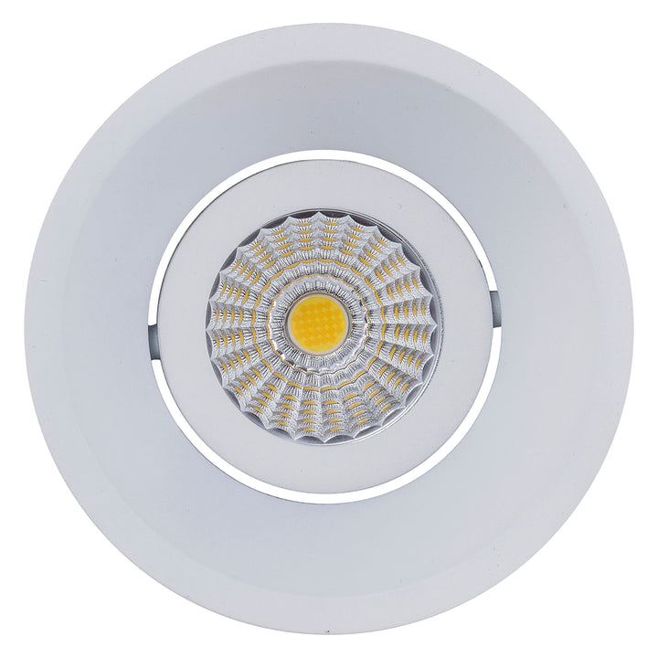 HCP-81390137 | HCP-81390147- White Deep Tilt 7.2w 24v DC Recessed LED Downlight