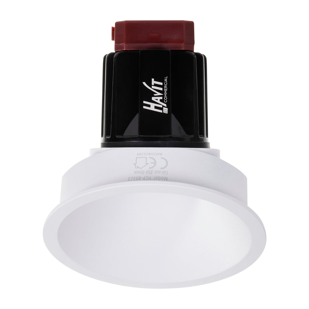 HCP-81321406 | HCP-81341406 - White Round Fixed 6w Recessed Wall Washer LED Downlight