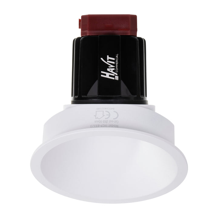 HCP-81321406 | HCP-81341406 - White Round Fixed 6w Recessed Wall Washer LED Downlight