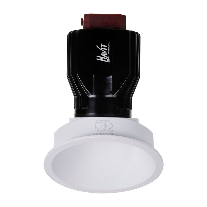 HCP-81321417 / HCP-81341417 - White Round Fixed 17w Recessed Wall Washer LED Downlight