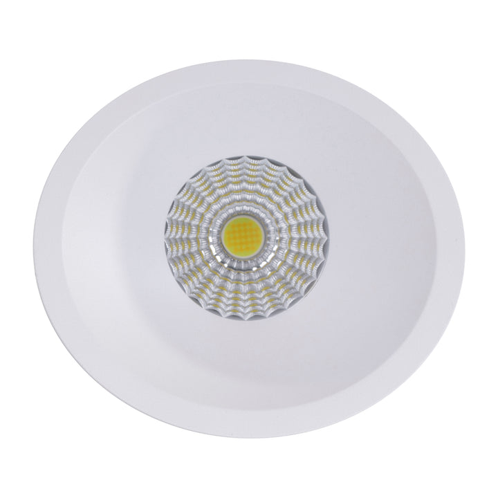 HCP-81321417 / HCP-81341417 - White Round Fixed 17w Recessed Wall Washer LED Downlight