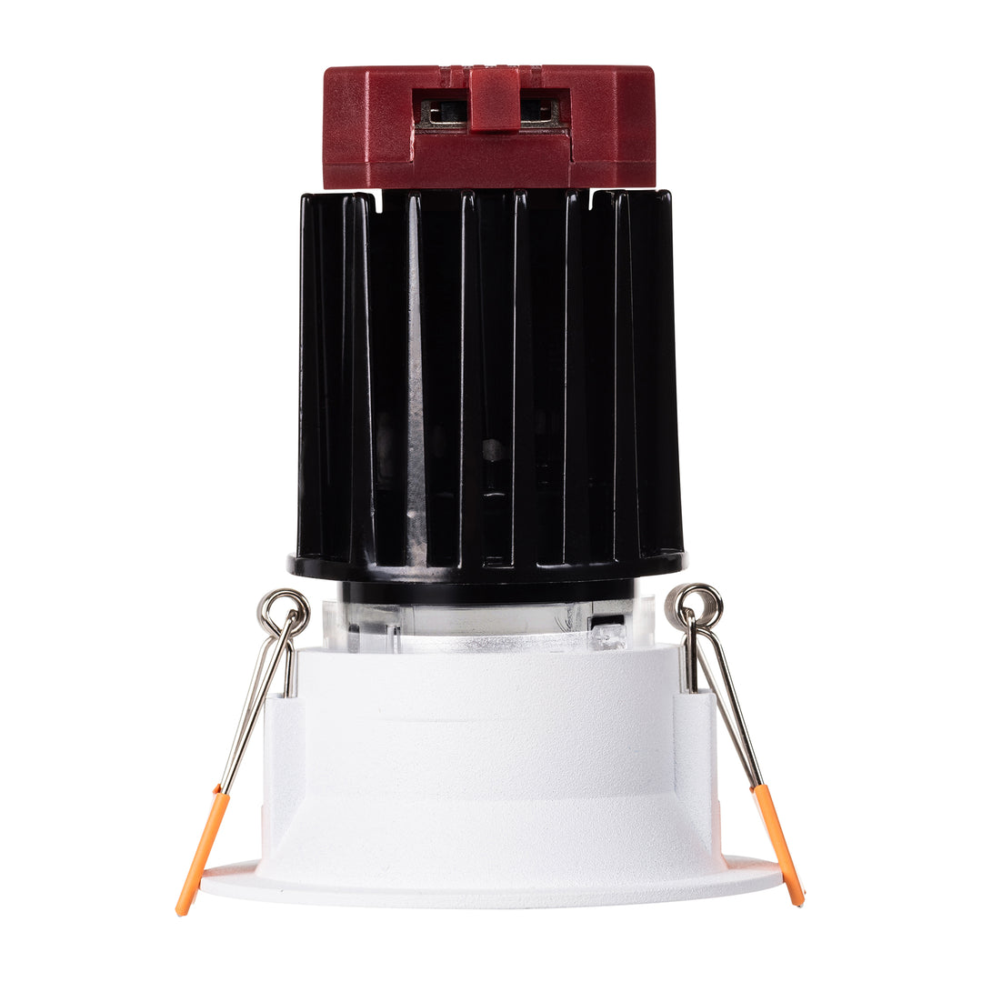 HCP-81327409 / HCP-81347409 - White Round Fixed 9w Mini Recessed LED Downlight