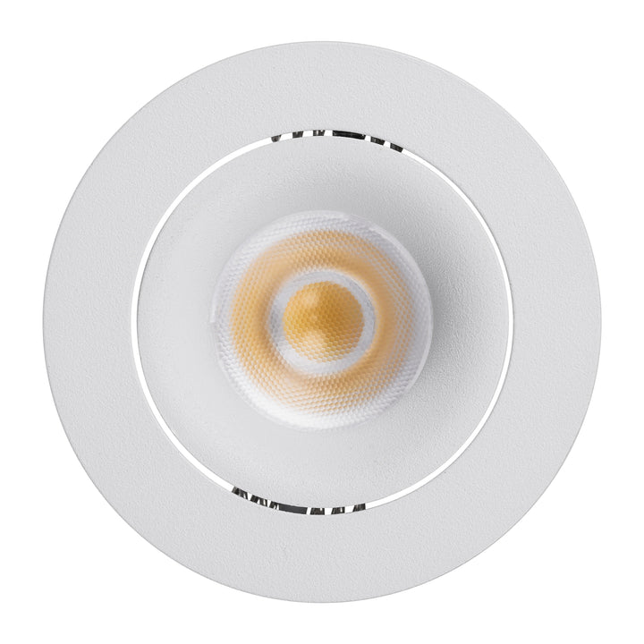 HCP-81328509 / HCP-81348509 - White Round Tilt 9w D2W Mini Recessed LED Downlight