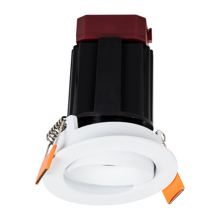 HCP-81327509 / HCP-81347509 - White Round Tilt 9w Mini Recessed LED Downlight