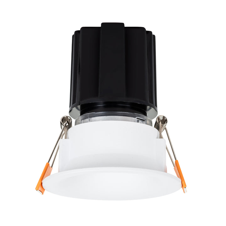 HCP-81328409 / HCP-81348409 - White Round Fixed 9w D2W Mini Recessed LED Downlight