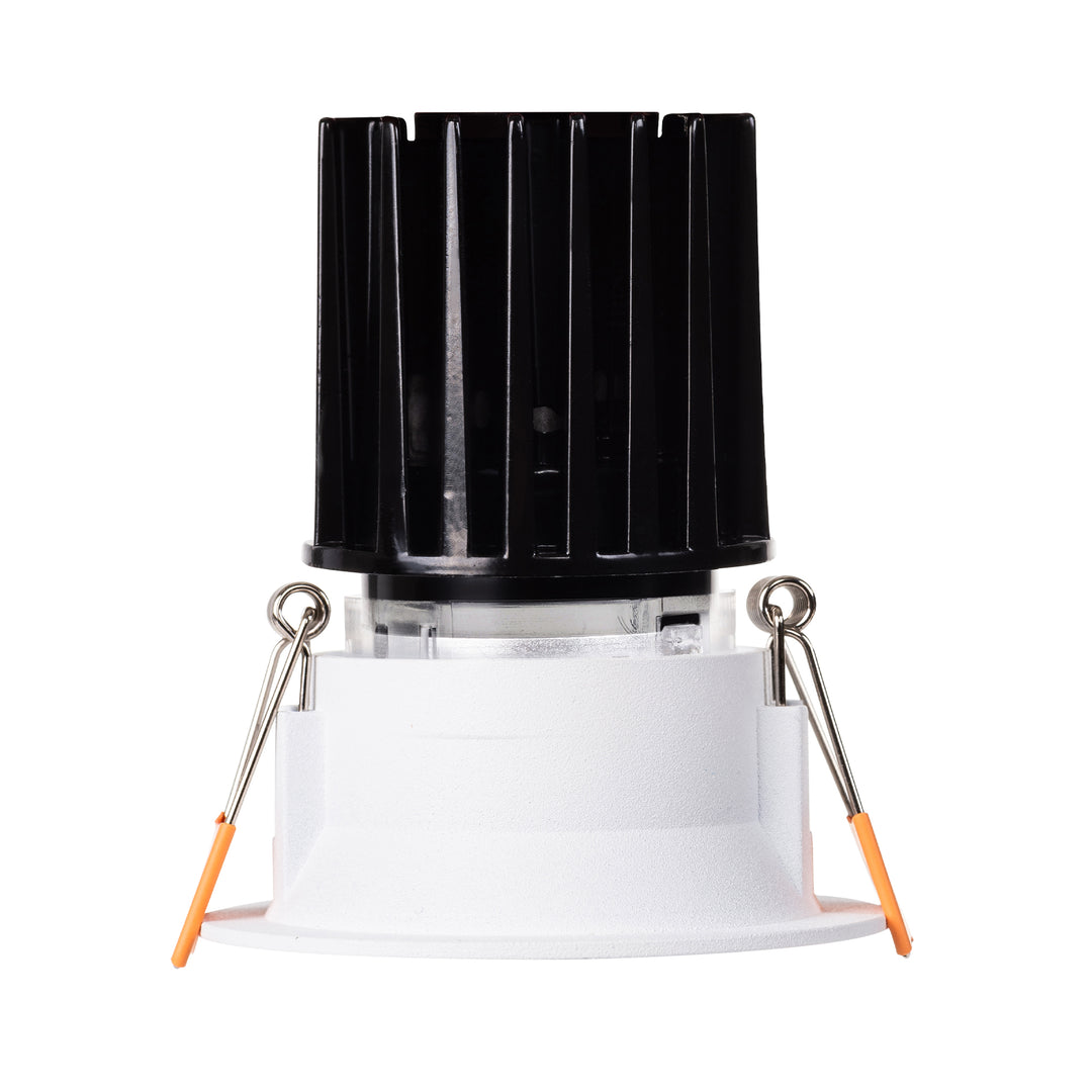 HCP-81328409 / HCP-81348409 - White Round Fixed 9w D2W Mini Recessed LED Downlight
