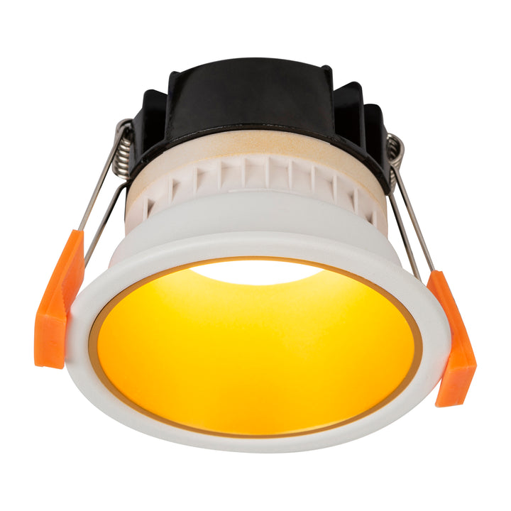 HCP-81341903 - White with Gold Insert Dali 2 Tri Colour Fixed Deep LED Downlight