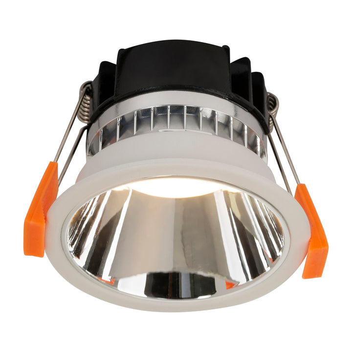 HCP-81341904 - White with Chrome Insert Dali 2 Tri Colour Fixed Deep LED Downlight