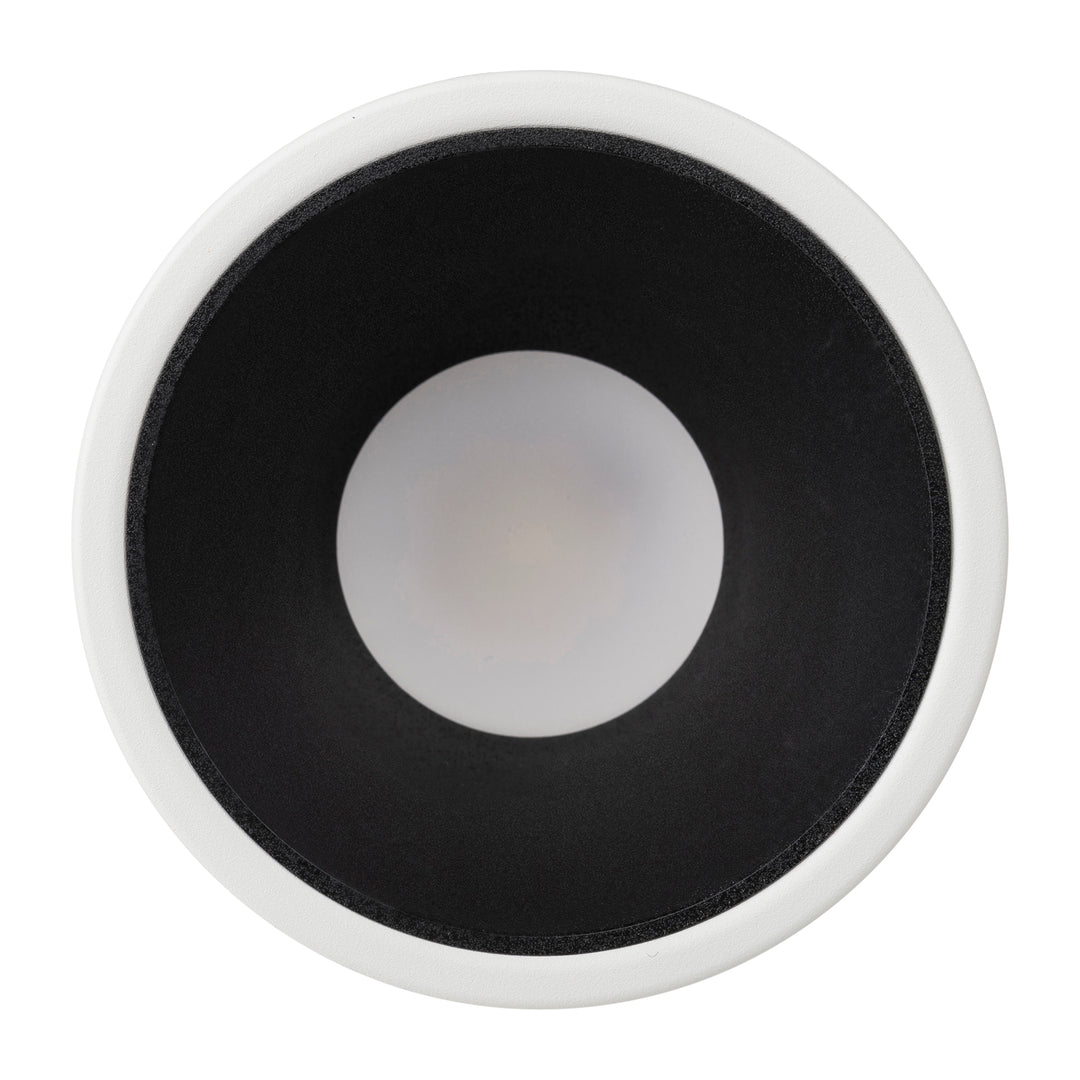 HCP-81341905 - White with Black Insert Dali 2 Tri Colour Fixed Deep LED Downlight