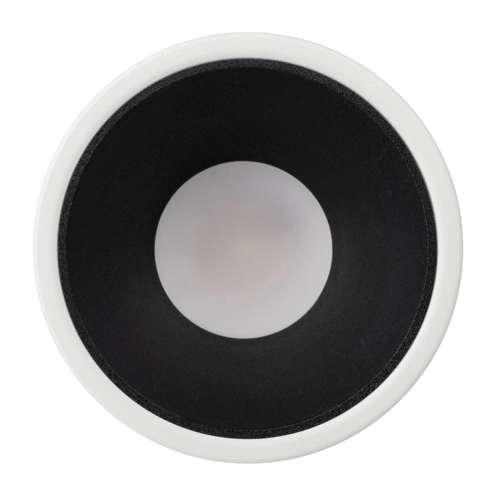 HCP-81341905 - White with Black Insert Dali 2 Tri Colour Fixed Deep LED Downlight