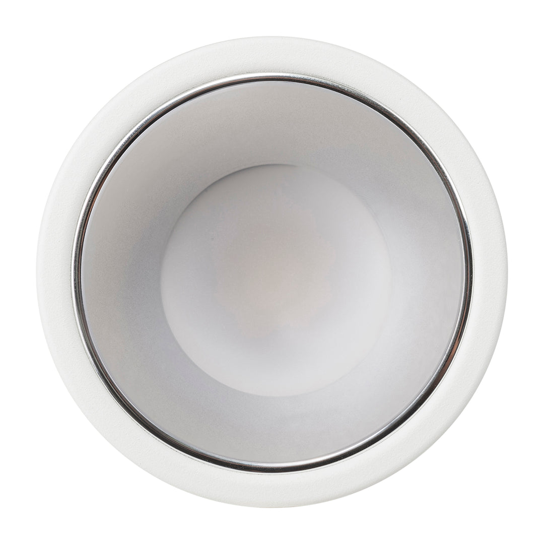 HCP-81341914 - White with Chrome Insert Fixed Dali 2 Dim to Warm LED Downlight
