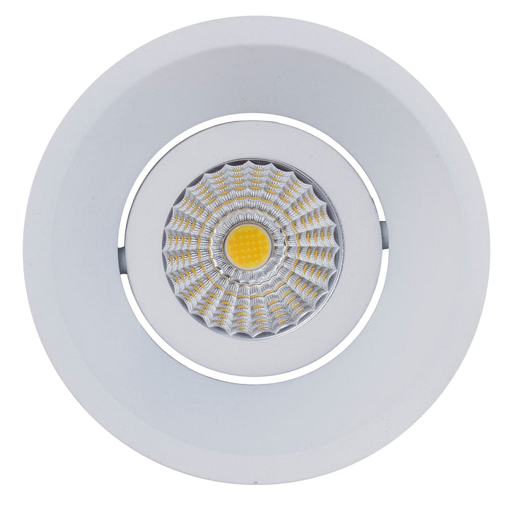 HCP-81328013 | HCP-81348013 - White Round Deep Tilt 13w D2W Recessed LED Downlight