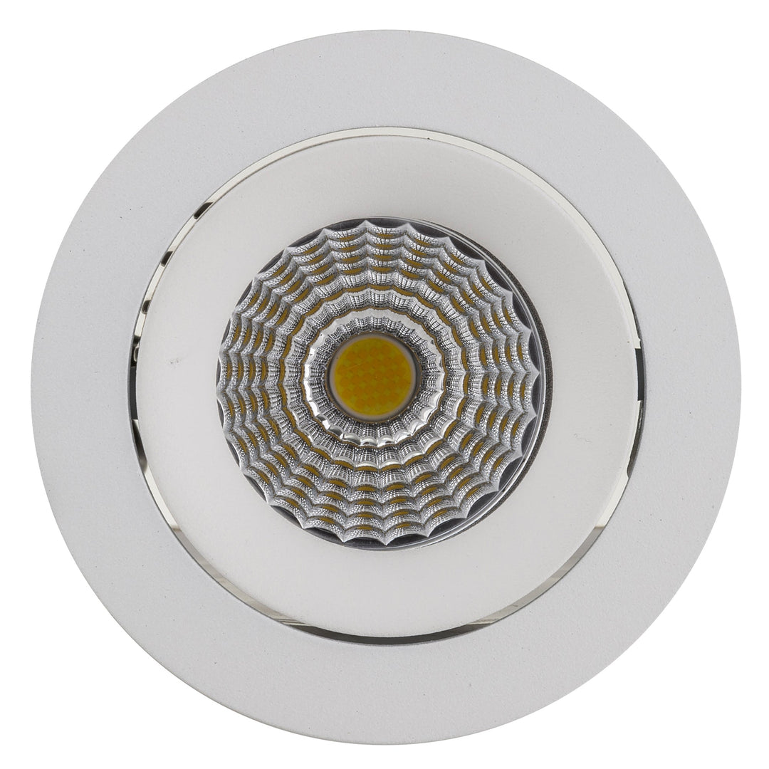 HCP-81328023 | HCP-81348023 - White Round Tilt 13w D2W Recessed LED Downlight
