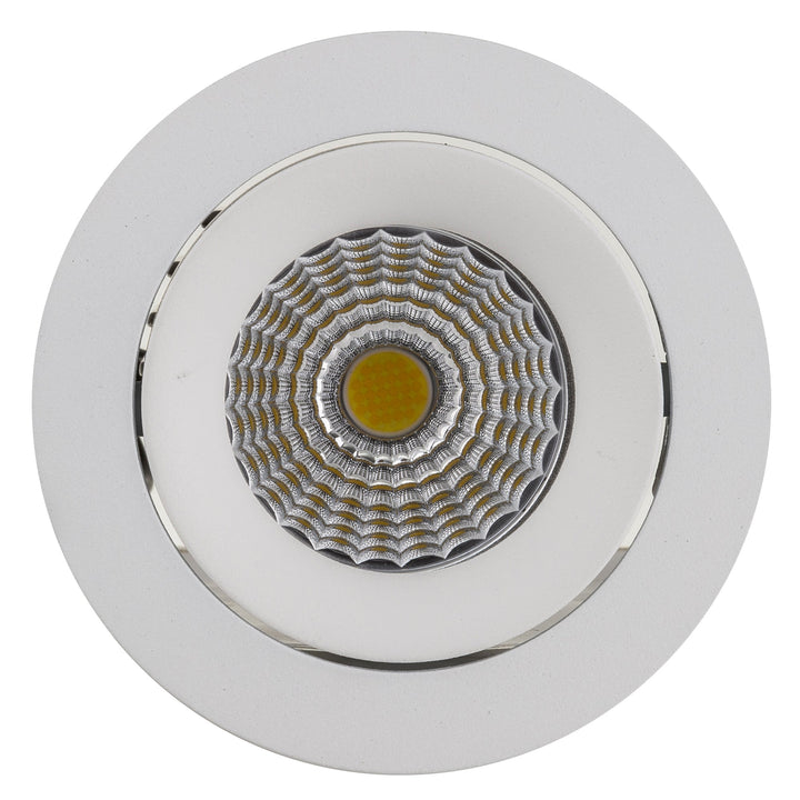 HCP-81328023 | HCP-81348023 - White Round Tilt 13w D2W Recessed LED Downlight