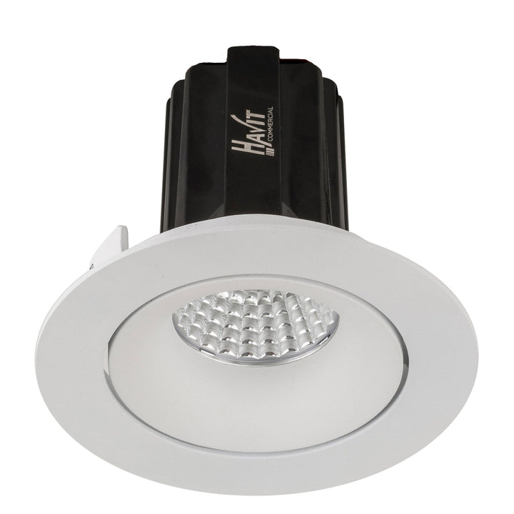 HCP-81328053 | HCP-81348053 - White Round Tilt 13w D2W Recessed LED Downlight