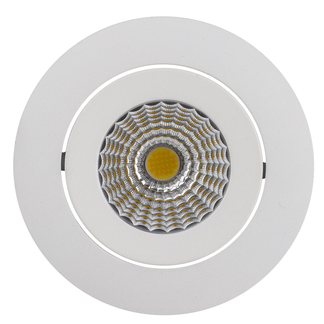 HCP-81328063 | HCP-81348063 - White Round Tilt 13w D2W Recessed LED Downlight
