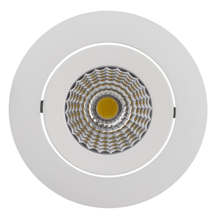 HCP-81328063 | HCP-81348063 - White Round Tilt 13w D2W Recessed LED Downlight