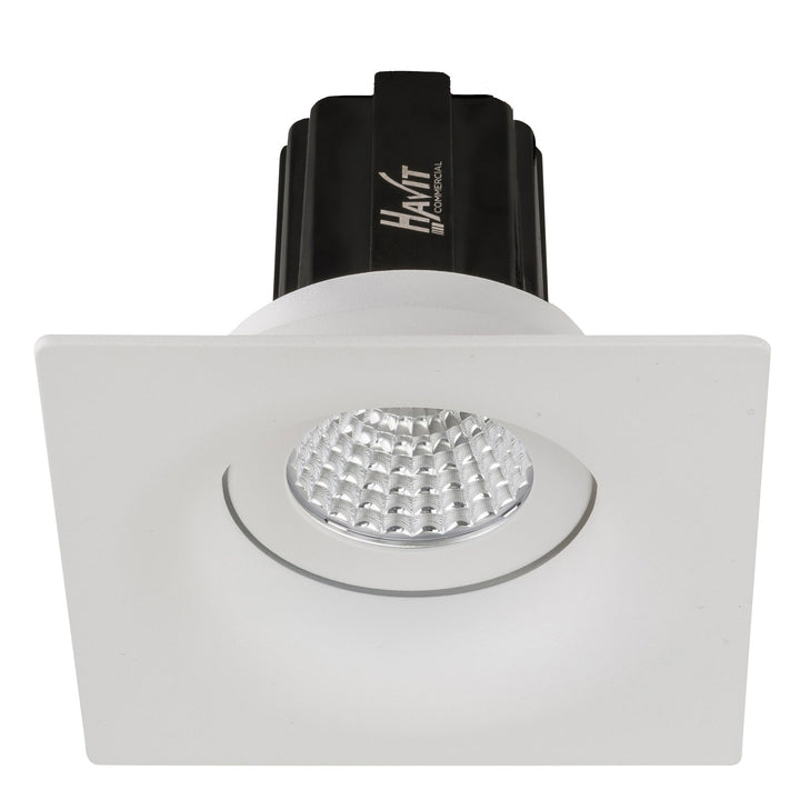 HCP-81328083 | HCP-81348083 - White Square Tilt 13w D2W Recessed LED Downlight