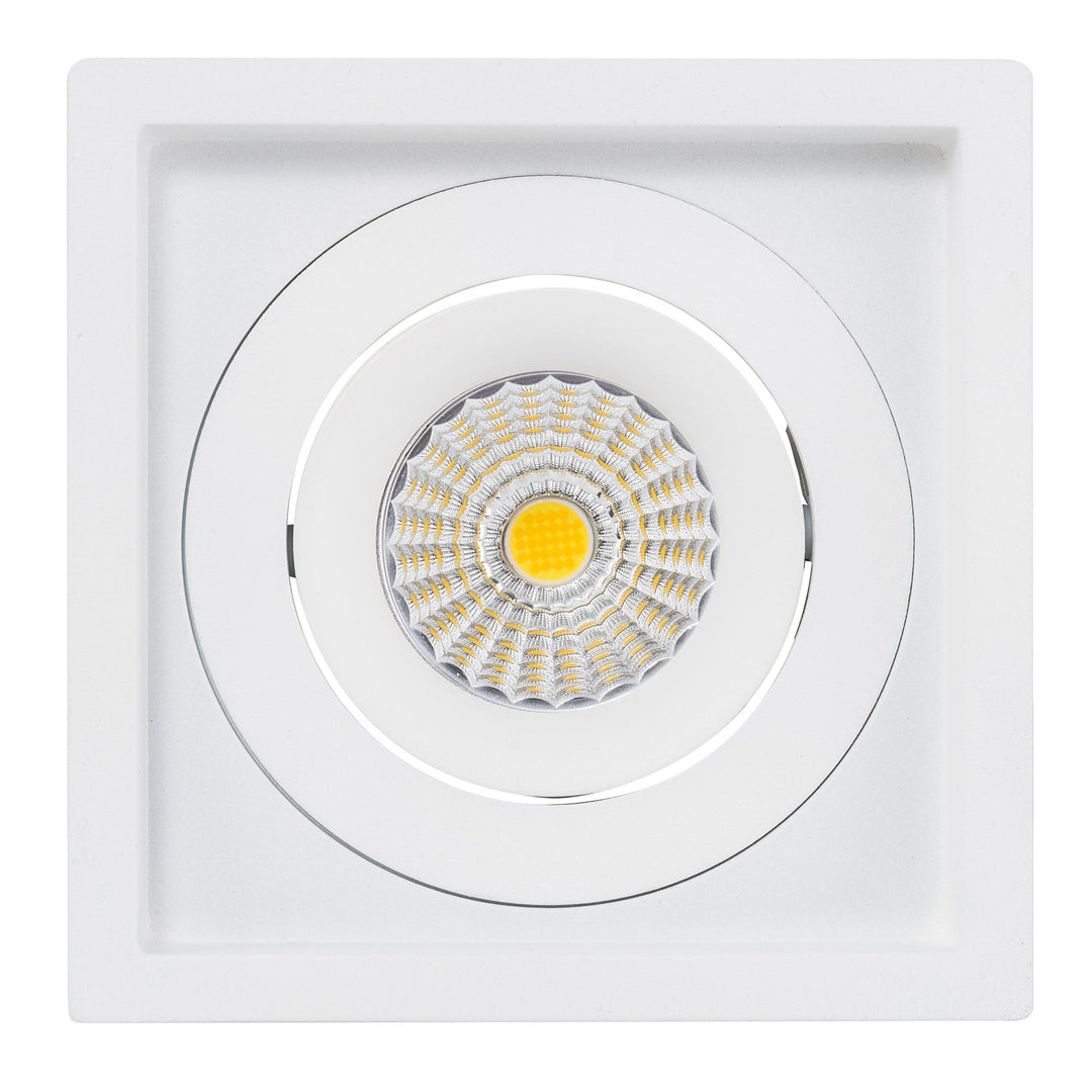 HCP-81328103 | HCP-81348103 - White Square Tilt 13w D2W Recessed LED Downlight
