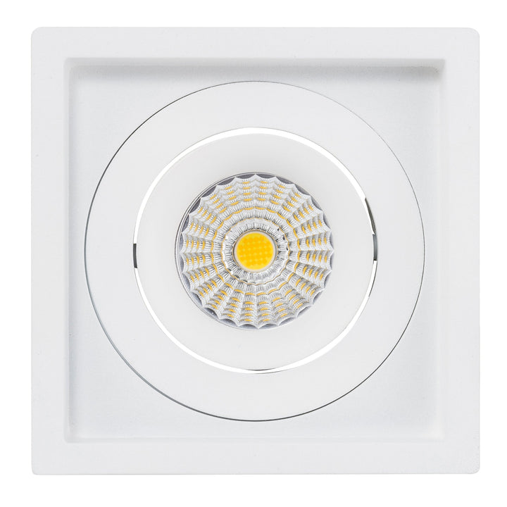 HCP-81328103 | HCP-81348103 - White Square Tilt 13w D2W Recessed LED Downlight