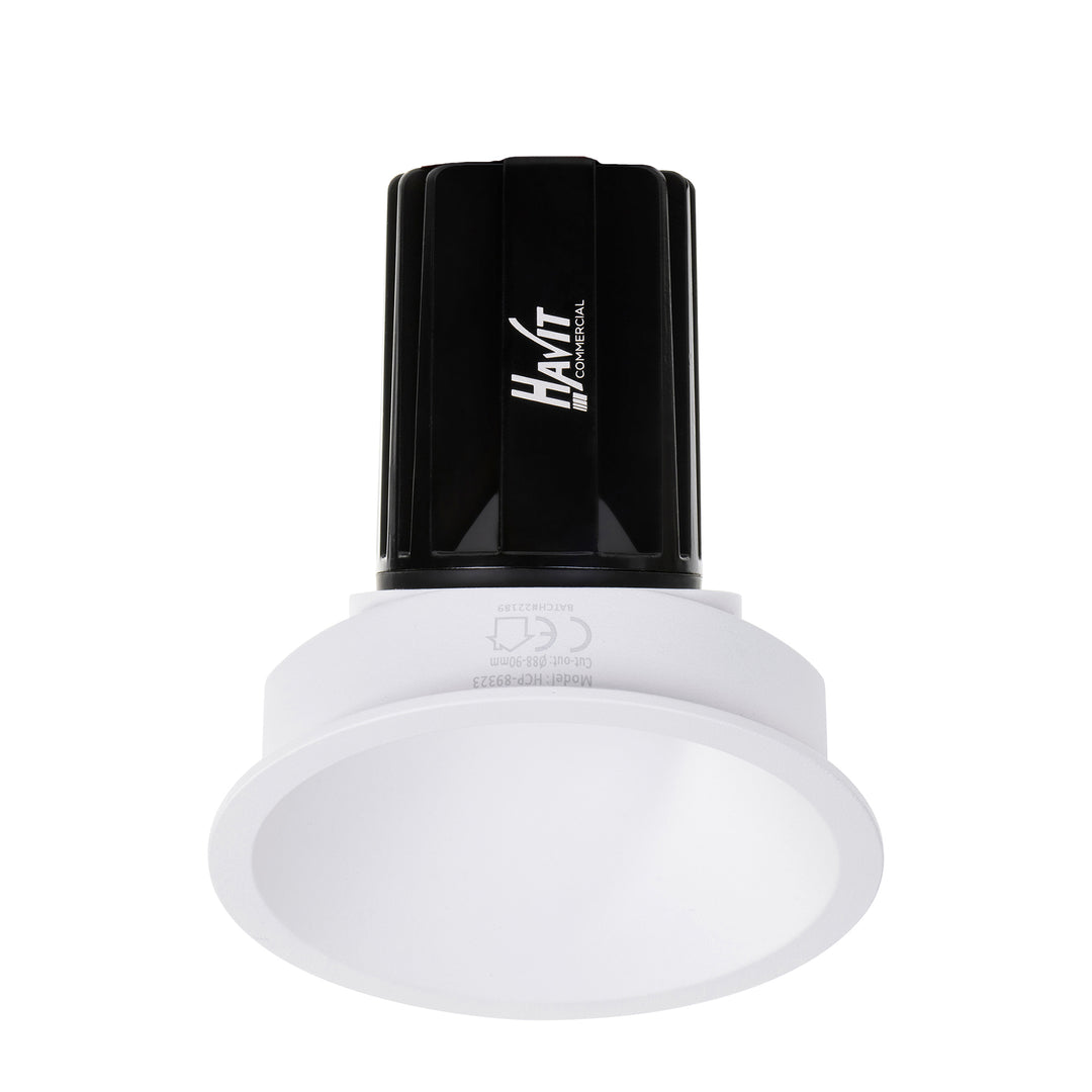 HCP-81351413 - White Round 13w Dali Tunable Wall Washer Recessed LED Downlight