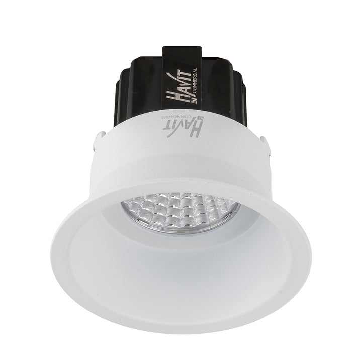 HCP-81390337 | HCP-81390347 - White Round Deep Fixed 7.2w 24v DC Recessed LED Downlight
