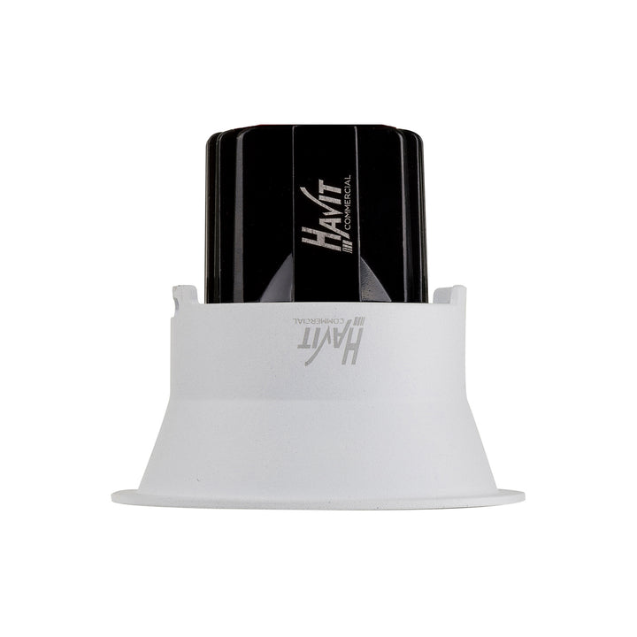 HCP-81390337 | HCP-81390347 - White Round Deep Fixed 7.2w 24v DC Recessed LED Downlight