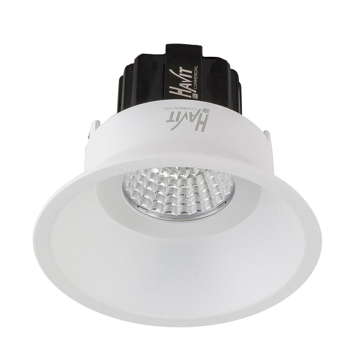 HCP-81390437 | HCP-81390447 - White Round Deep Fixed 7.2w 24v DC Recessed LED Downlight
