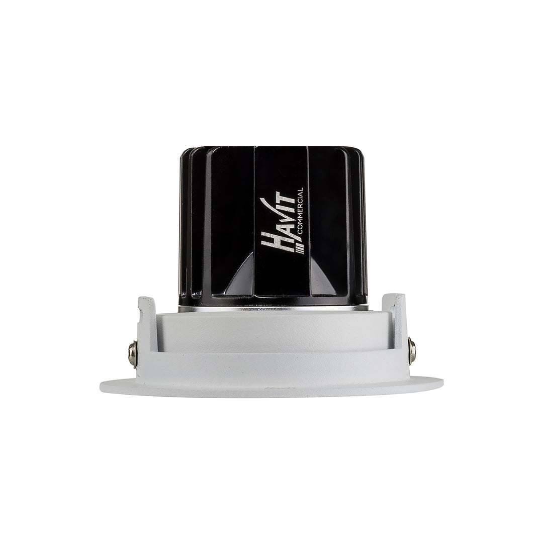 HCP-81390637 | HCP-81390647 - White Round Tilt 7.2w 24v DC Recessed LED Downlight