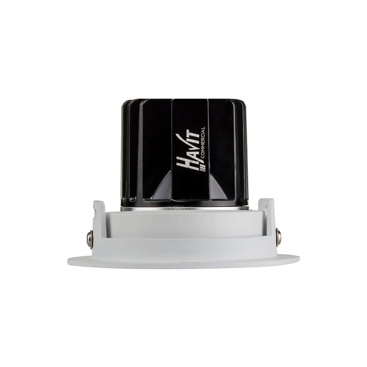 HCP-81390637 | HCP-81390647 - White Round Tilt 7.2w 24v DC Recessed LED Downlight
