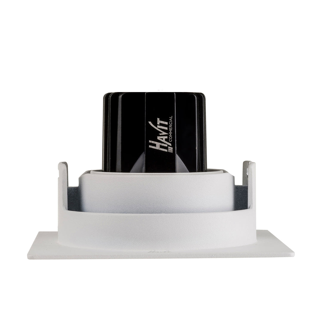 HCP-81390837 | HCP-81390847 - White Square Tilt 7.2w 24v DC Recessed LED Downlight