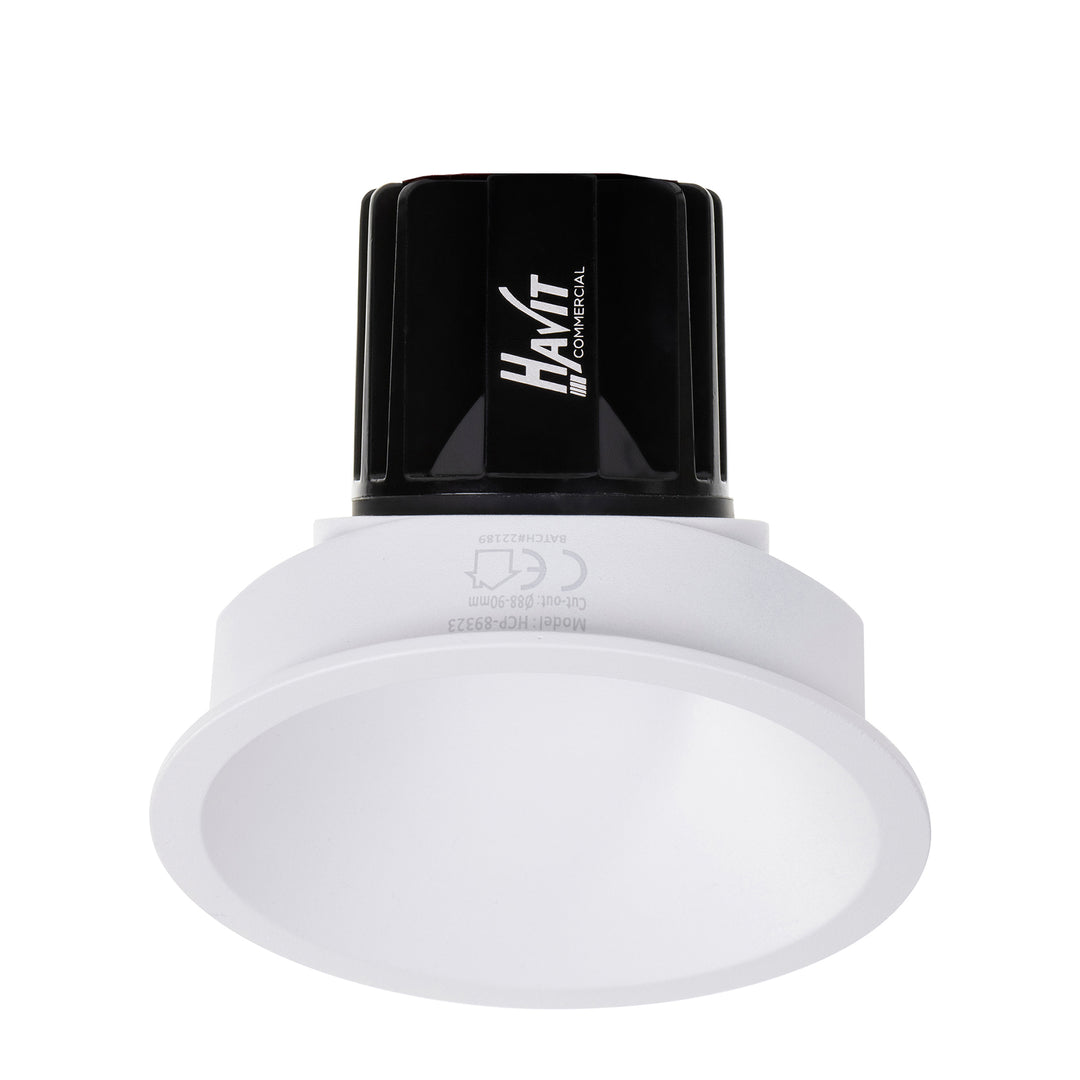 HCP-81391437 | HCP-81391447 - White Round Fixed 7.2w 24v DC Recessed Wall Washer LED Downlight