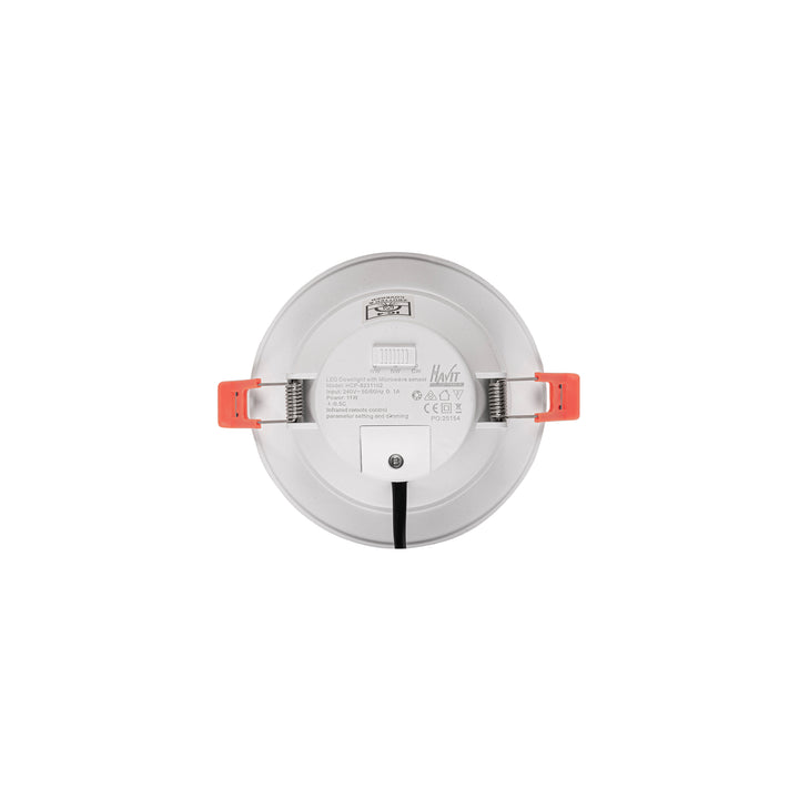 HCP-8231102- 11w White Polycarbonate LED Downlight with Microwave Sensor