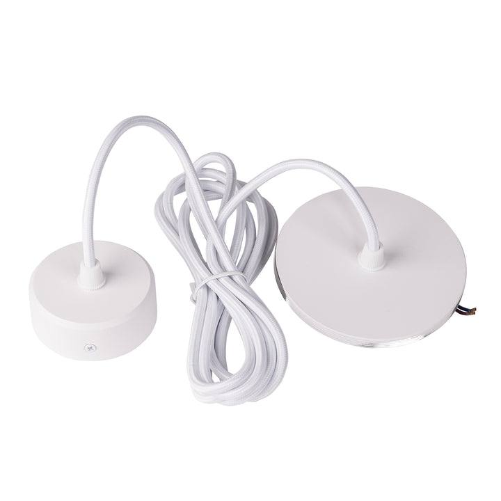 HCP-89018-WHT-PDT - White Pendant Accessory to Suit 18w Surface Mounted LED Downlight