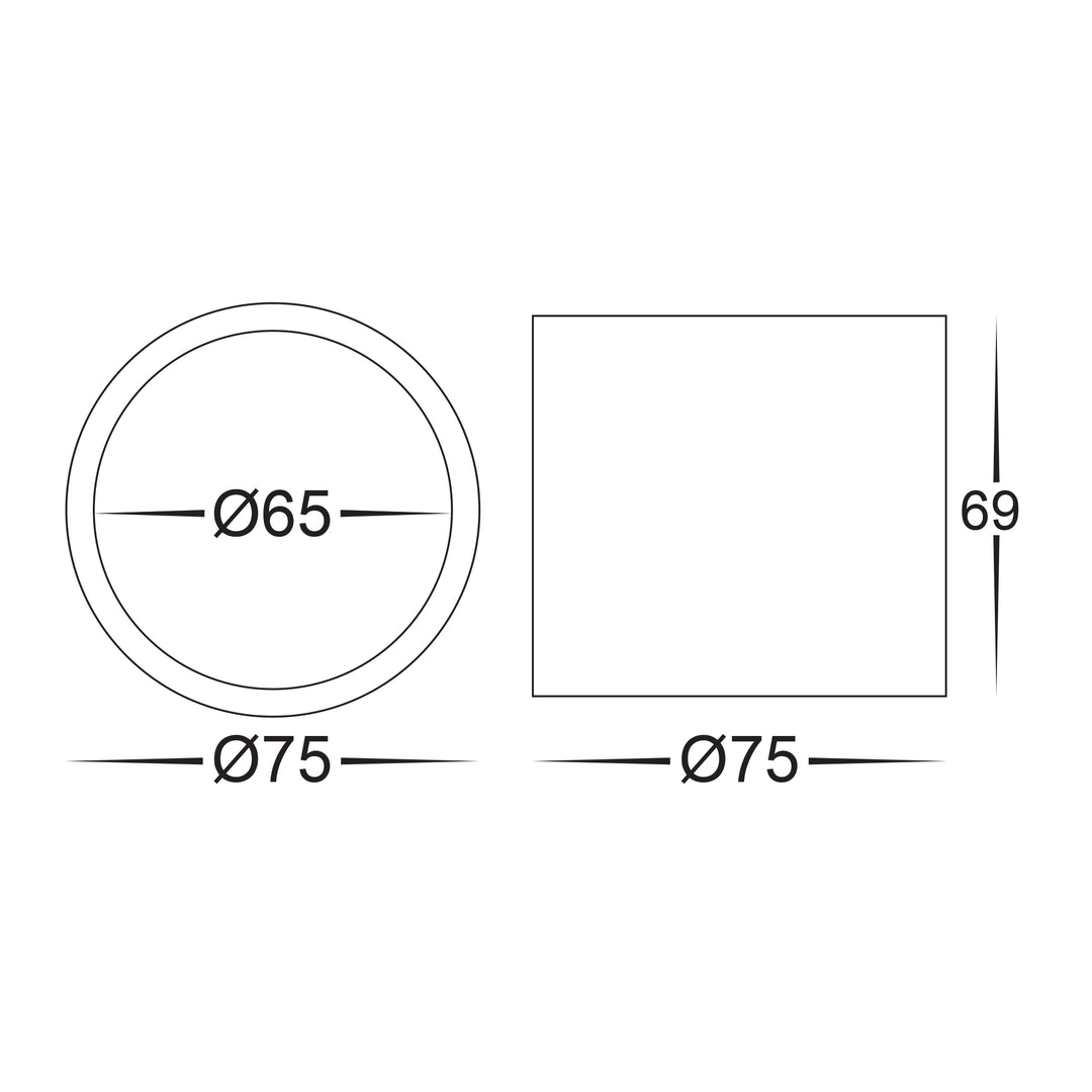 HCP-8930704 - White 7w Dali 2 Dimmable Surface Mounted LED Downlight