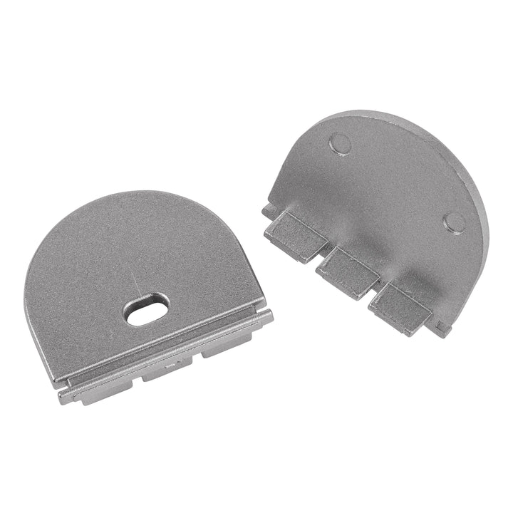 HCP-4112618 - Silver Aluminium Profile with Rounded Diffuser