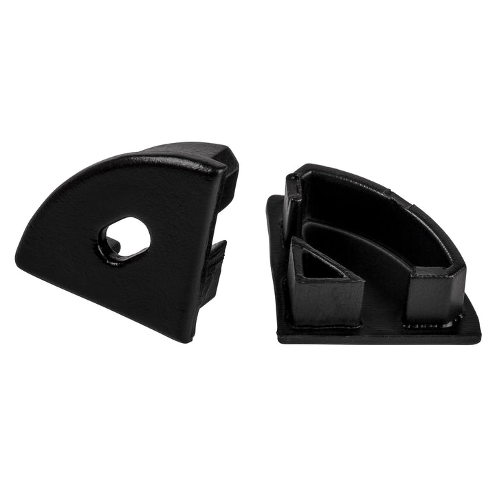 HCP-4221616 - Black Corner Aluminium Profile