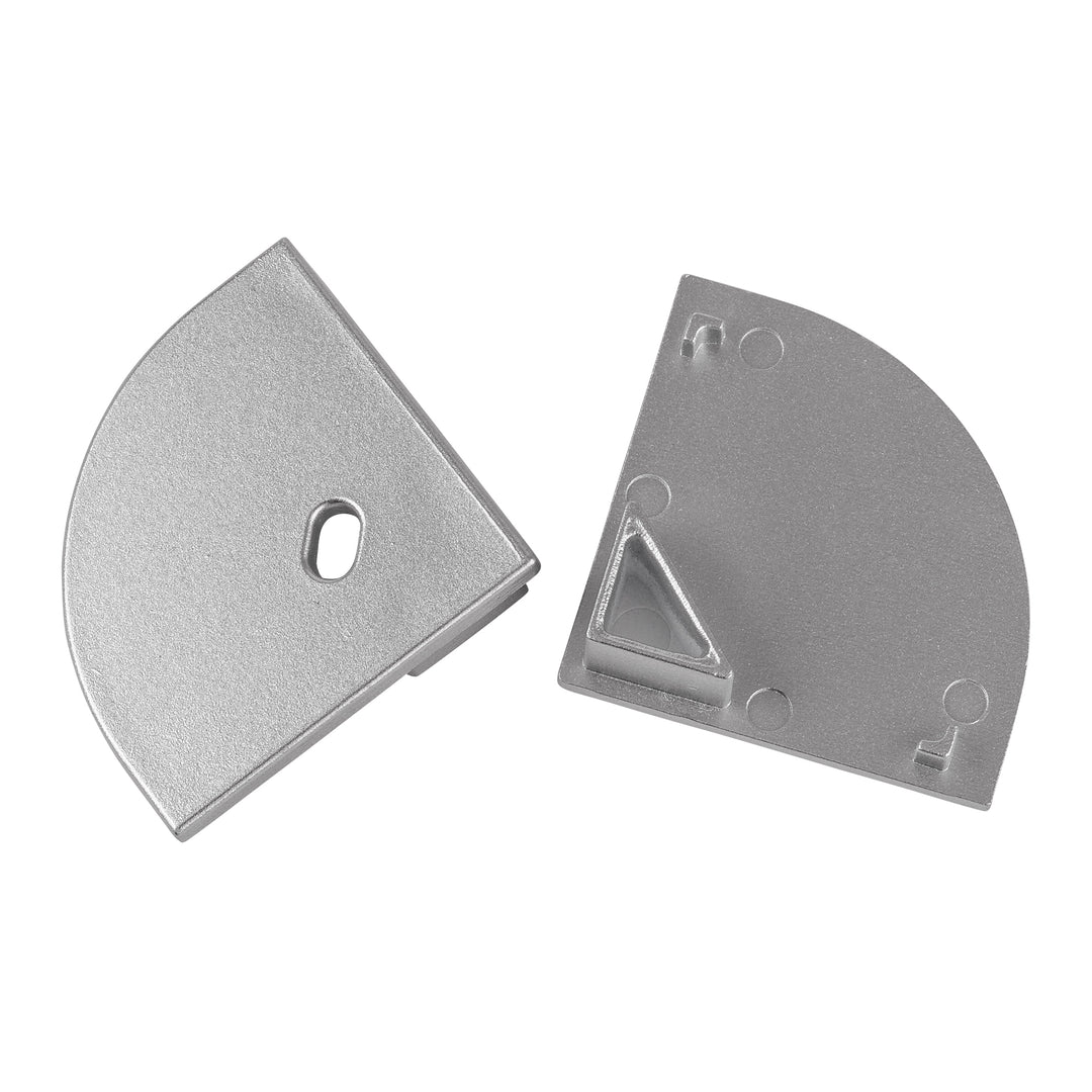 HCP-4213030 - Silver Large Corner Aluminium Profile