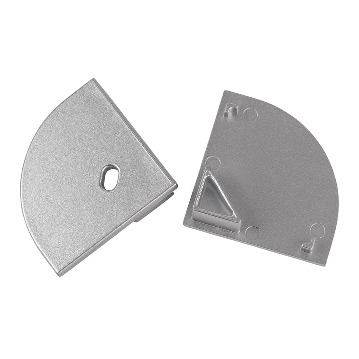HCP-4213030 - Silver Large Corner Aluminium Profile