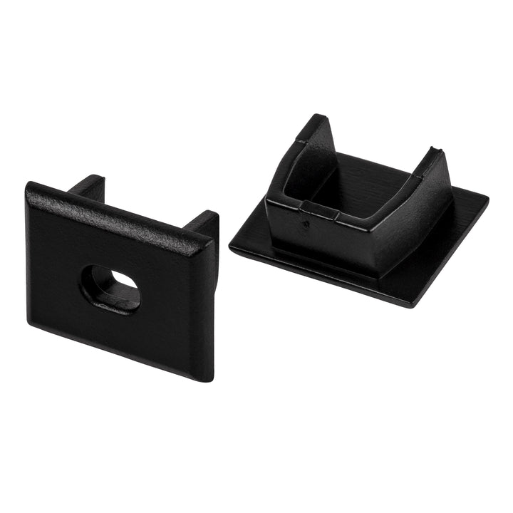 HCP-4121612 - Black Shallow Square Aluminium Profile