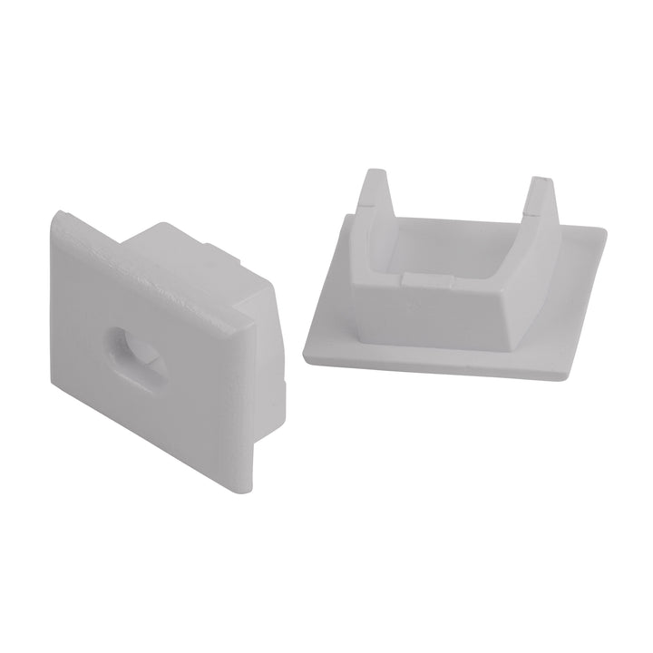 HCP-4131612 - White Shallow Square Aluminium Profile