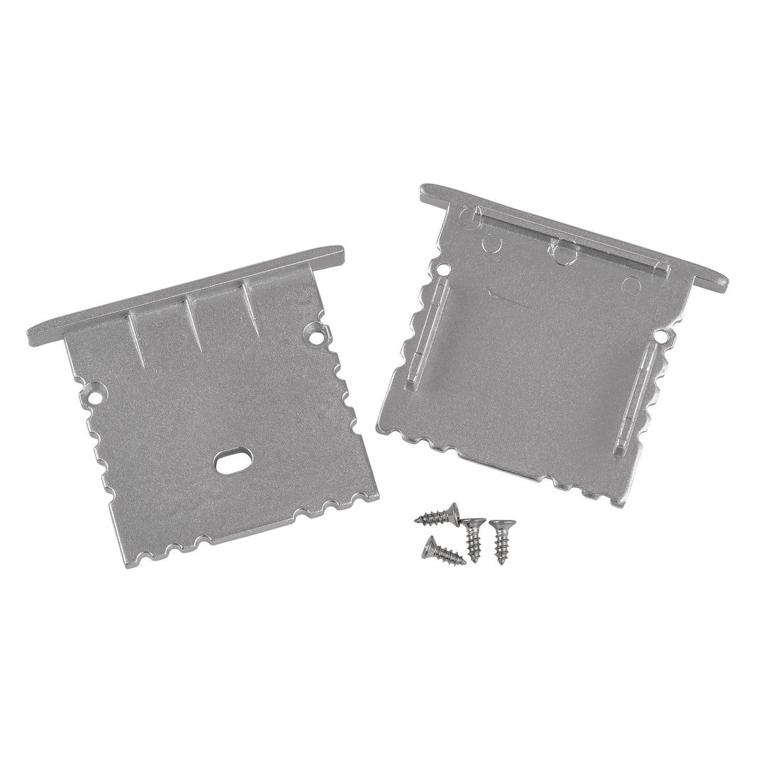 HCP-4314540 - Silver Deep Recessed Square Aluminium Profile